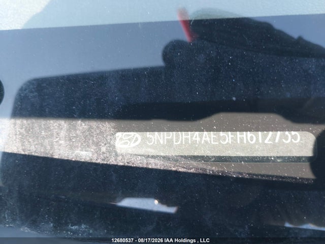 5NPDH4AE5FH612735 Hyundai ELANTRA GL