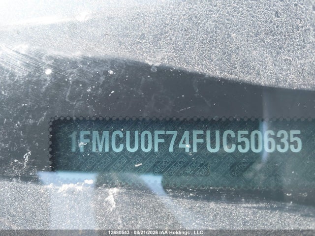 1FMCU0F74FUC50635 Ford ESCAPE S