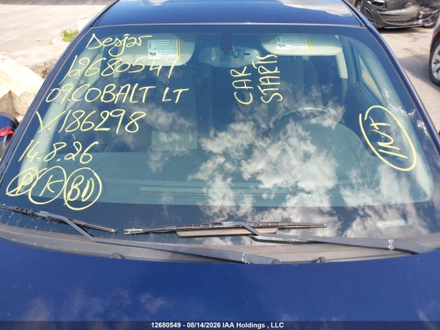 2009 Chevrolet Cobalt Lt მანქანა იყიდება აუქციონზე, vin: 1G1AT58H297186298, აუქციონის ნომერი: 12680549