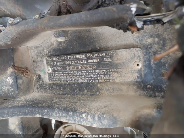 12656458 :رقم المزاد ، LCELE1ZJ8T6012222 vin ، 2026 Cf Moto Uforce U10 Xl Pro Highland مزاد بيع