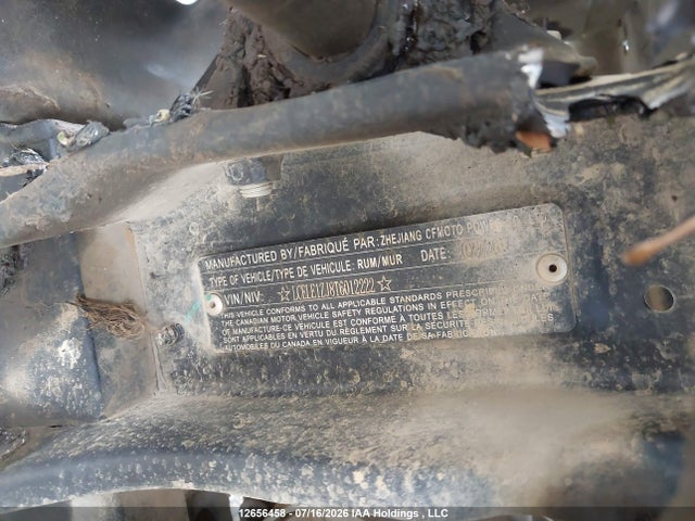 12656458 :رقم المزاد ، LCELE1ZJ8T6012222 vin ، 2026 Cf Moto Uforce U10 Xl Pro Highland مزاد بيع