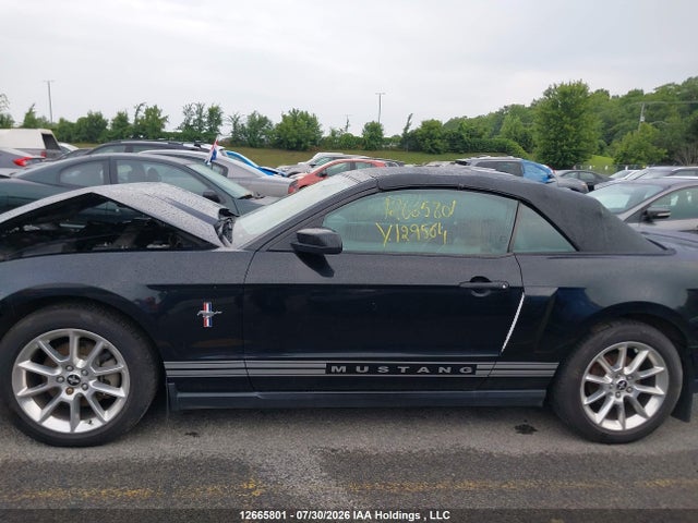 12665801 :رقم المزاد ، 1ZVBP8EM7B5129564 vin ، 2011 Ford Mustang Convertible مزاد بيع