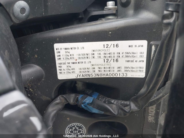 Yamaha FZ09 2017 JYARN53N8HA000133 Image 13