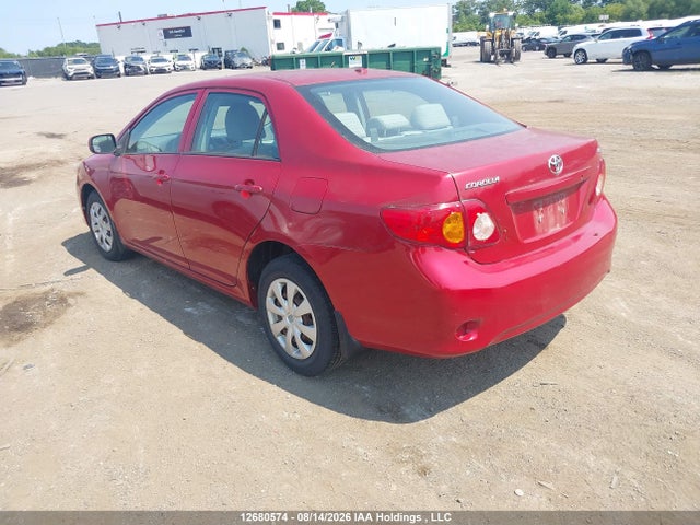 12680574 :رقم المزاد ، 2T1BU40E29C090626 vin ، 2009 Toyota Corolla S/le/xle مزاد بيع