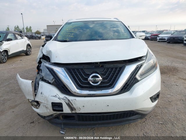 2018 Nissan Murano Midnight Edition/platinum/sl/sv მანქანა იყიდება აუქციონზე, vin: 5N1AZ2MH5JN104845, აუქციონის ნომერი: 12680670