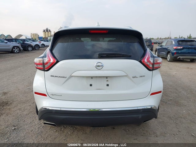 2018 Nissan Murano Midnight Edition/platinum/sl/sv მანქანა იყიდება აუქციონზე, vin: 5N1AZ2MH5JN104845, აუქციონის ნომერი: 12680670