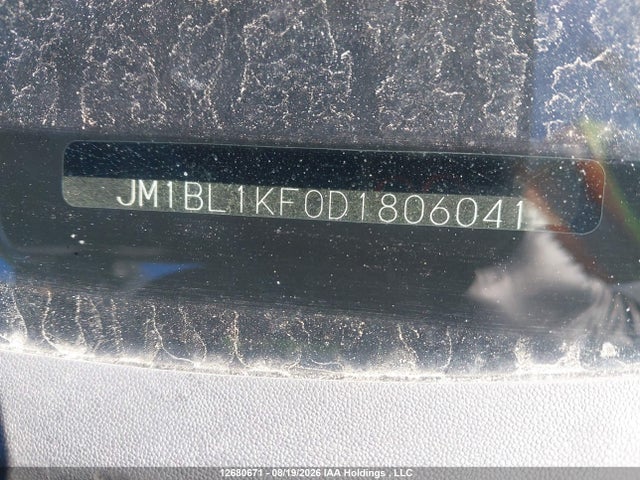 Aukcja sprzedaży 2013 Mazda Mazda3 Gx, vin: JM1BL1KF0D1806041, numer aukcji: 12680671