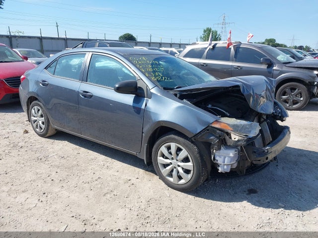 2016 Toyota Corolla Le მანქანა იყიდება აუქციონზე, vin: 2T1BURHE7GC734829, აუქციონის ნომერი: 12680674