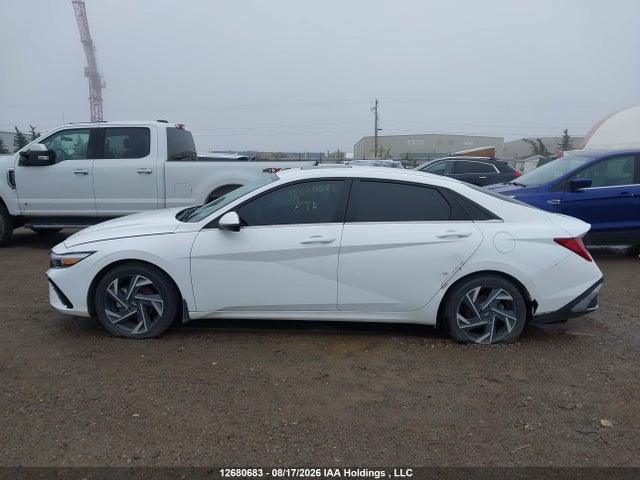 2024 Hyundai Elantra Hybrid Luxury მანქანა იყიდება აუქციონზე, vin: KMHLN4DJ1RU113112, აუქციონის ნომერი: 12680683