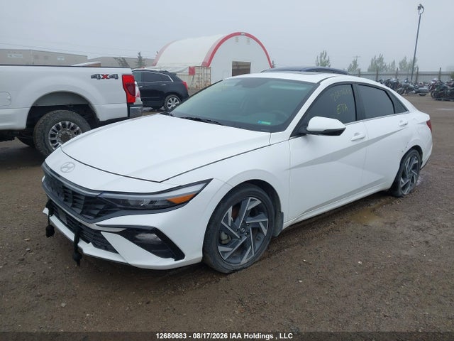 2024 Hyundai Elantra Hybrid Luxury მანქანა იყიდება აუქციონზე, vin: KMHLN4DJ1RU113112, აუქციონის ნომერი: 12680683