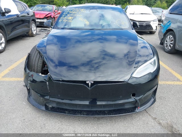 12680690 :رقم المزاد ، 5YJSA1E54NF471500 vin ، 2022 Tesla Model S Awd مزاد بيع