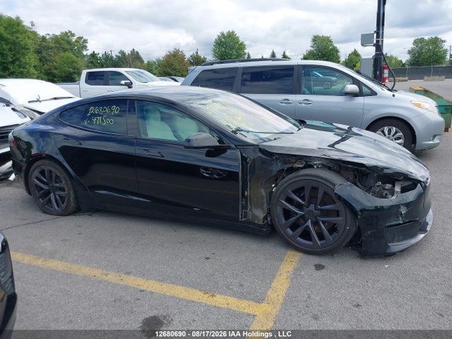 12680690 :رقم المزاد ، 5YJSA1E54NF471500 vin ، 2022 Tesla Model S Awd مزاد بيع