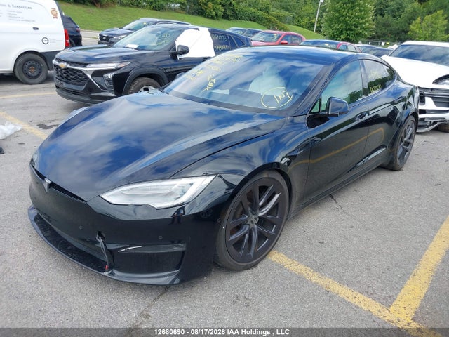 12680690 :رقم المزاد ، 5YJSA1E54NF471500 vin ، 2022 Tesla Model S Awd مزاد بيع