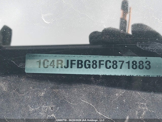 1C4RJFBG8FC871883 Jeep Grand Cherokee Limited