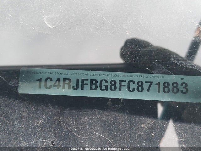 1C4RJFBG8FC871883 Jeep Grand Cherokee Limited