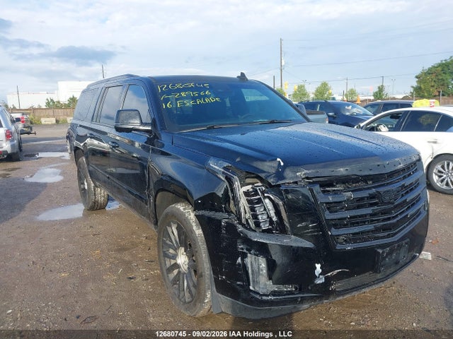 12680745 :رقم المزاد ، 1GYS4KKJ3GR289566 vin ، 2016 Cadillac Escalade Esv Platinum مزاد بيع