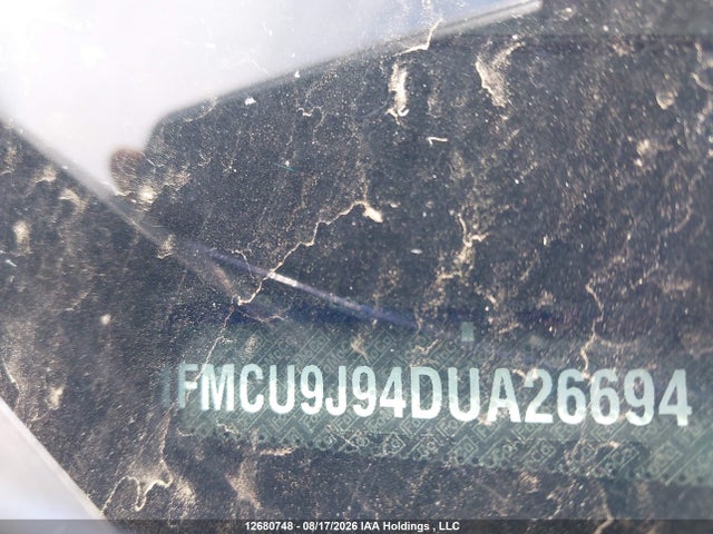 2013 Ford Escape Titanium მანქანა იყიდება აუქციონზე, vin: 1FMCU9J94DUA26694, აუქციონის ნომერი: 12680748