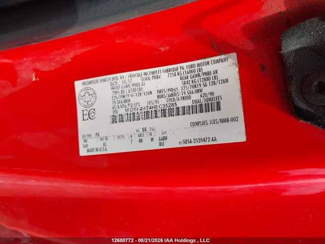 Ford F-450 Chassis Xl 2017 1FDTF4HT4HEC35285 Image 9