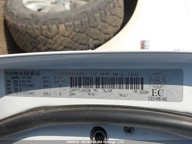 RAM 1500 Longhorn 2018 1C6RR7PT5JS267296 Image 18