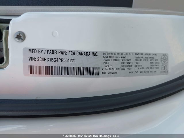 Chrysler Pacifica Touring L 2023 2C4RC1BG4PR561221 Image 9
