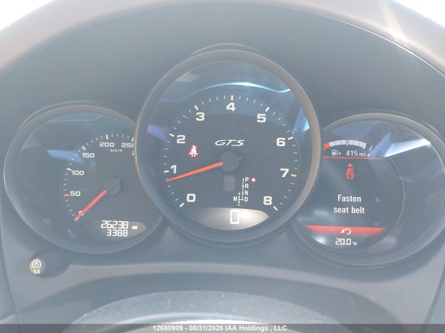 12680909 :رقم المزاد ، WP1AG2A52LLB56015 vin ، 2020 Porsche Macan Gts مزاد بيع