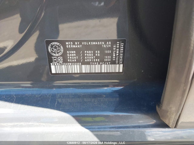 12680912 :رقم المزاد ، WVWWA7CD4RW232996 vin ، 2024 Volkswagen Golf Gti 380 Performance مزاد بيع
