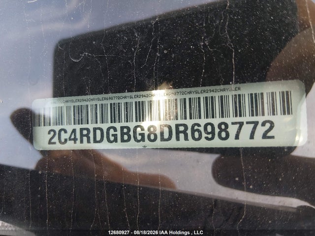 Aukcja sprzedaży 2013 Dodge Grand Caravan Se, vin: 2C4RDGBG8DR698772, numer aukcji: 12680927