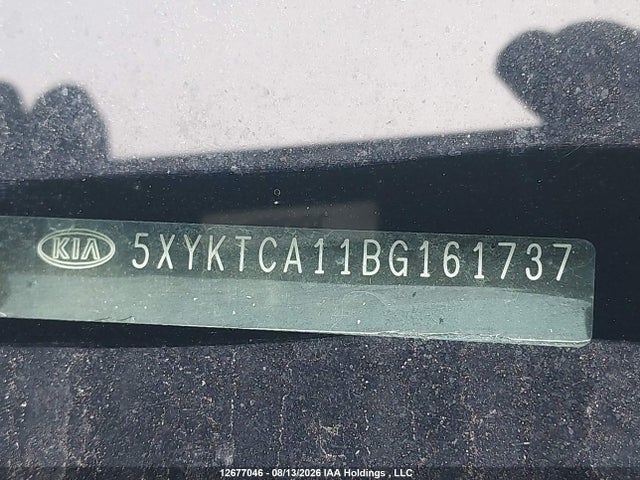 12677046 :رقم المزاد ، 5XYKTCA11BG161737 vin ، 2011 Kia Sorento Lx مزاد بيع
