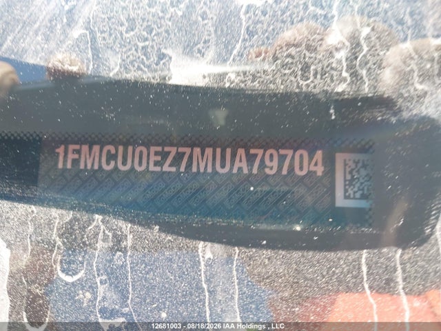 Продаж на аукціоні авто 2021 Ford Escape Se, vin: 1FMCU0EZ7MUA79704, номер лоту: 12681003