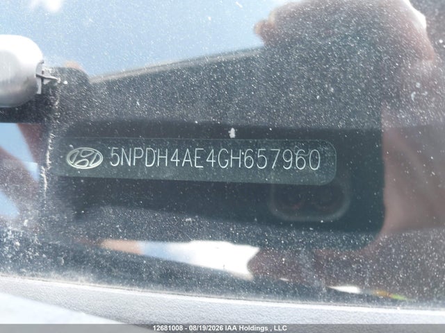 5NPDH4AE4G8657960 Hyundai Elantra Gl/l/l+/le-r/sport Appearance