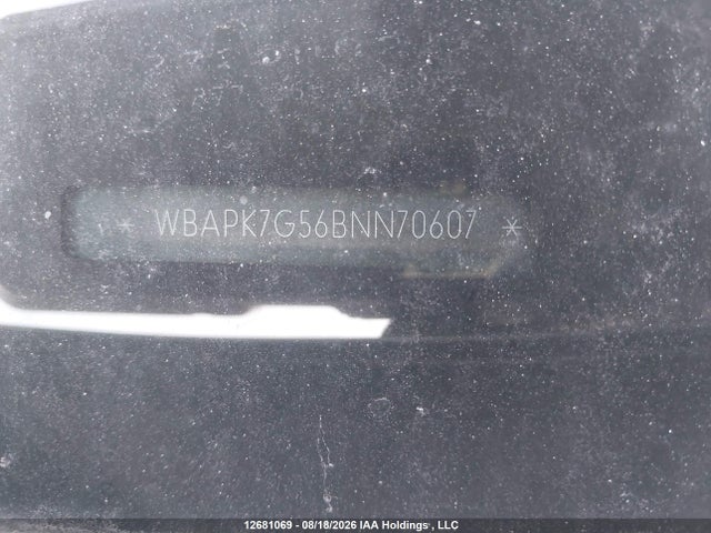 Продажа на аукционе авто 2011 Bmw 328 Xi, vin: WBAPK7G56BNN70607, номер лота: 12681069