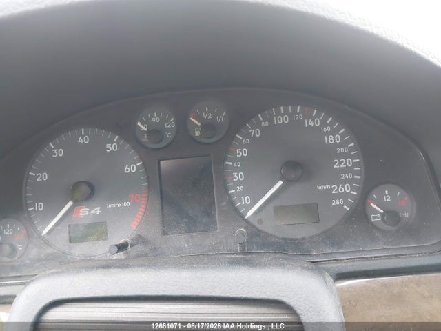 2001 Audi S4 2.7t მანქანა იყიდება აუქციონზე, vin: WAURD68D61A074621, აუქციონის ნომერი: 12681071