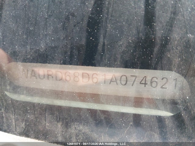 2001 Audi S4 2.7t მანქანა იყიდება აუქციონზე, vin: WAURD68D61A074621, აუქციონის ნომერი: 12681071