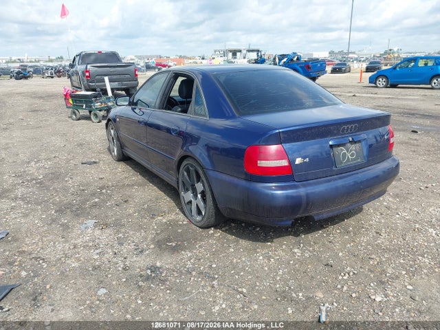 2001 Audi S4 2.7t მანქანა იყიდება აუქციონზე, vin: WAURD68D61A074621, აუქციონის ნომერი: 12681071