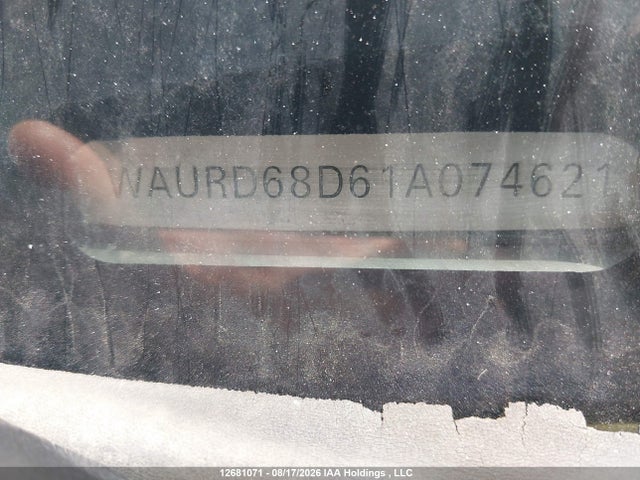 2001 Audi S4 2.7t მანქანა იყიდება აუქციონზე, vin: WAURD68D61A074621, აუქციონის ნომერი: 12681071