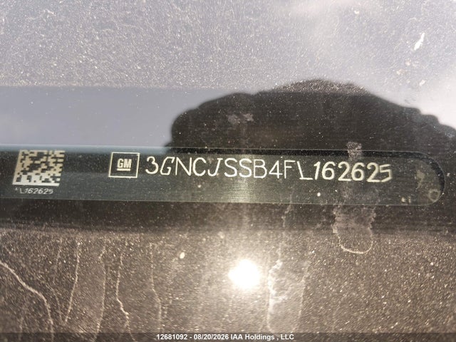 3GNCJSSB4FL162625 Chevrolet Trax 2lt