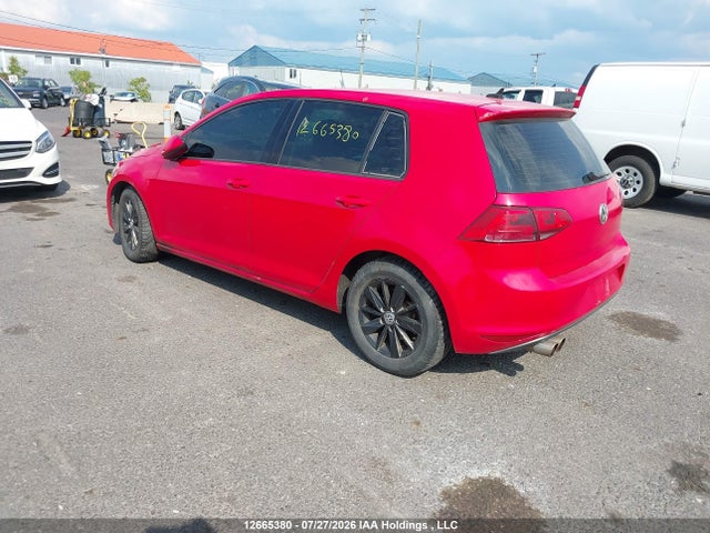 Aukcja sprzedaży 2015 Volkswagen Golf 1.8 Tsi Comfortline/1.8 Tsi Highline/1.8 Tsi Trendline, vin: 3VW117AU6FM064980, numer aukcji: 12665380