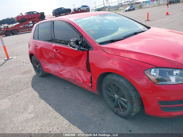 Aukcja sprzedaży 2015 Volkswagen Golf 1.8 Tsi Comfortline/1.8 Tsi Highline/1.8 Tsi Trendline, vin: 3VW117AU6FM064980, numer aukcji: 12665380