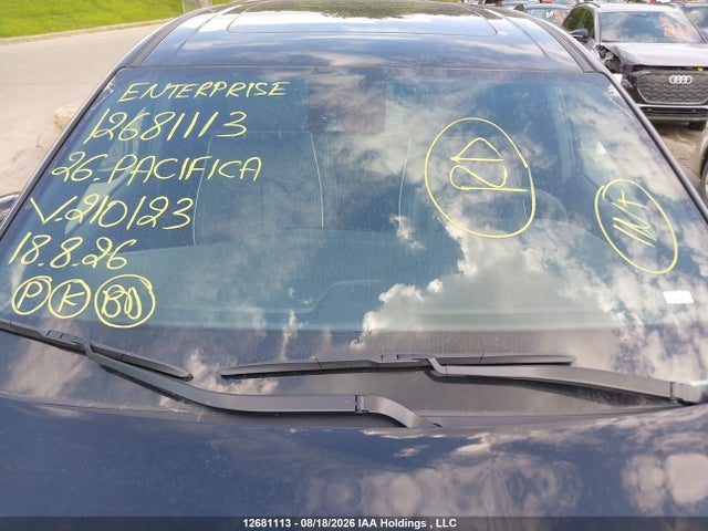 12681113 :رقم المزاد ، 2C4RC1GGXTR210123 vin ، 2026 Chrysler Pacifica Limited مزاد بيع