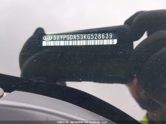 5XYPGDA53KG528639 KIA Sorento 2.4l Lx/3.3l Lx