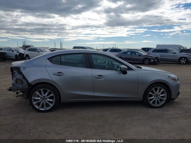 2015 Mazda 3 Grand Touring მანქანა იყიდება აუქციონზე, vin: JM1BM1W30F1241953, აუქციონის ნომერი: 12681118