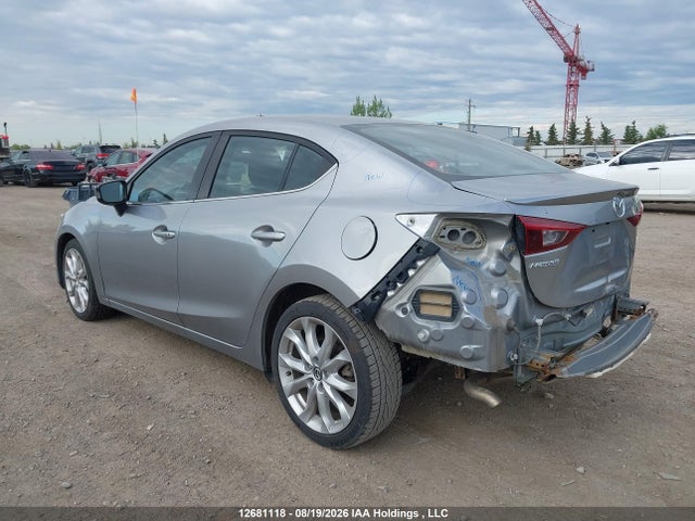 2015 Mazda 3 Grand Touring მანქანა იყიდება აუქციონზე, vin: JM1BM1W30F1241953, აუქციონის ნომერი: 12681118