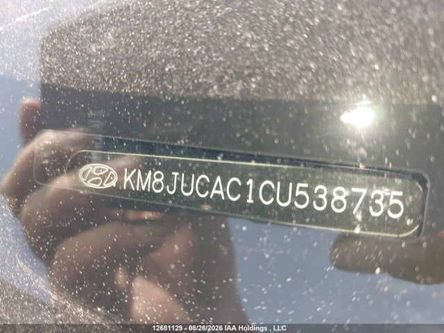 Aukcja sprzedaży 2012 Hyundai Tucson Gls, vin: KM8JUCAC1CU538735, numer aukcji: 12681129