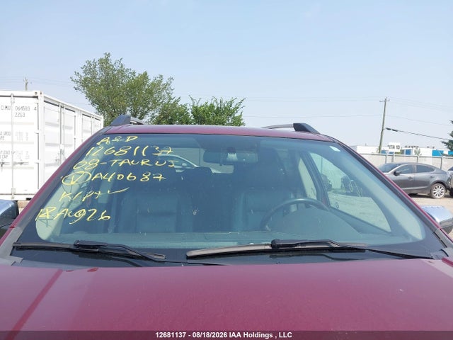 Aukcja sprzedaży 2008 Ford Taurus X Limited, vin: 1FMDK03W48GA40687, numer aukcji: 12681137