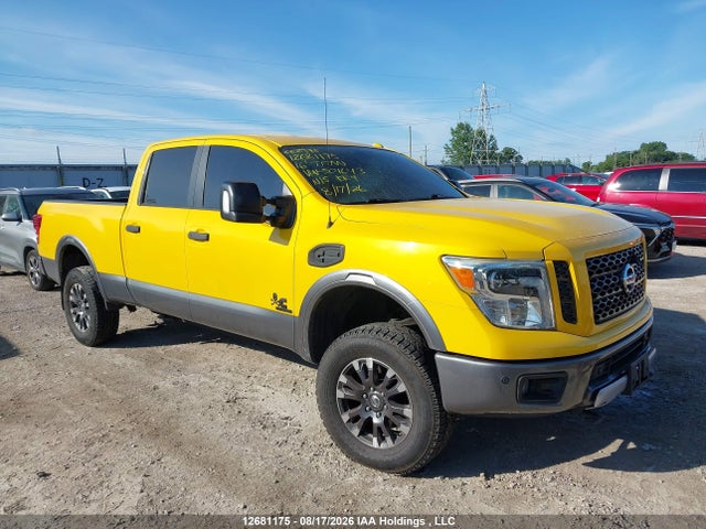12681175 :رقم المزاد ، 1N6BA1F43GN501643 vin ، 2016 Nissan Titan Xd Sl/pro-4x/plat Reserve مزاد بيع