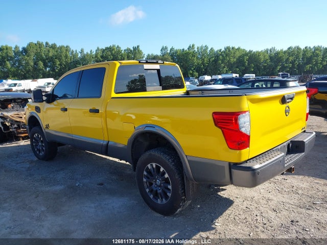 12681175 :رقم المزاد ، 1N6BA1F43GN501643 vin ، 2016 Nissan Titan Xd Sl/pro-4x/plat Reserve مزاد بيع