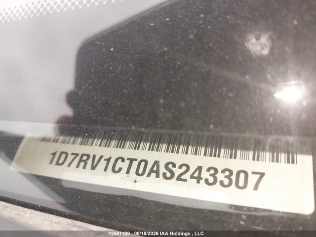 12681189 :رقم المزاد ، 1D7RV1CT0AS243307 vin ، 2010 Dodge Ram 1500 مزاد بيع