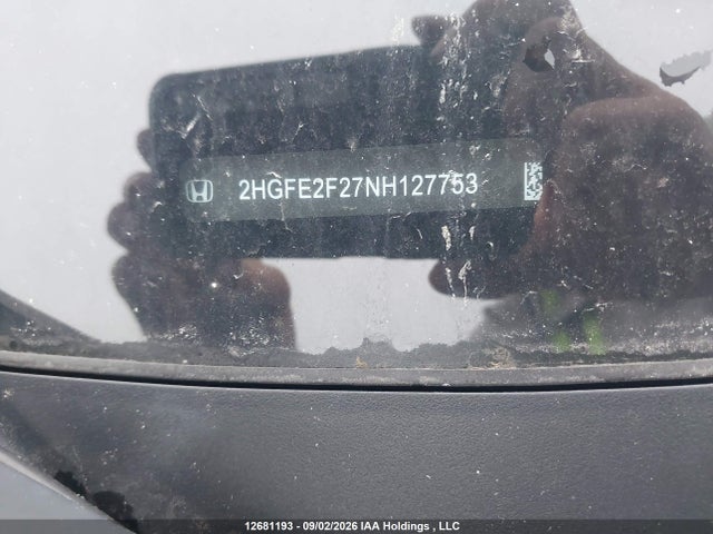 Honda Civic 2022 2HGFE2F27NH127753 Image 17