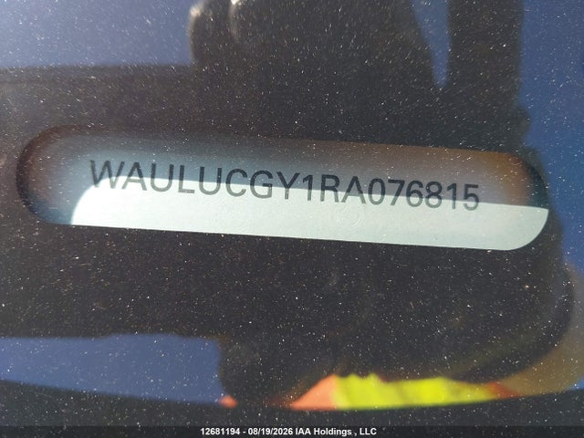 Aukcja sprzedaży 2024 Audi A3 40 Progressiv, vin: WAULUCGY1RA076815, numer aukcji: 12681194