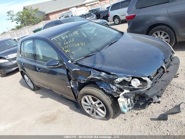 2011 Volkswagen Golf მანქანა იყიდება აუქციონზე, vin: WVWCA9AJ7BW013852, აუქციონის ნომერი: 12681215